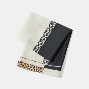Bandana Pour Femme En Polyester Multicolore À Imprimé Léopard Rétro h5 Image4