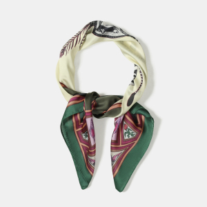 Bandana Vintage En Polyester À Imprimé Zèbre Pour Femme h5 Image3