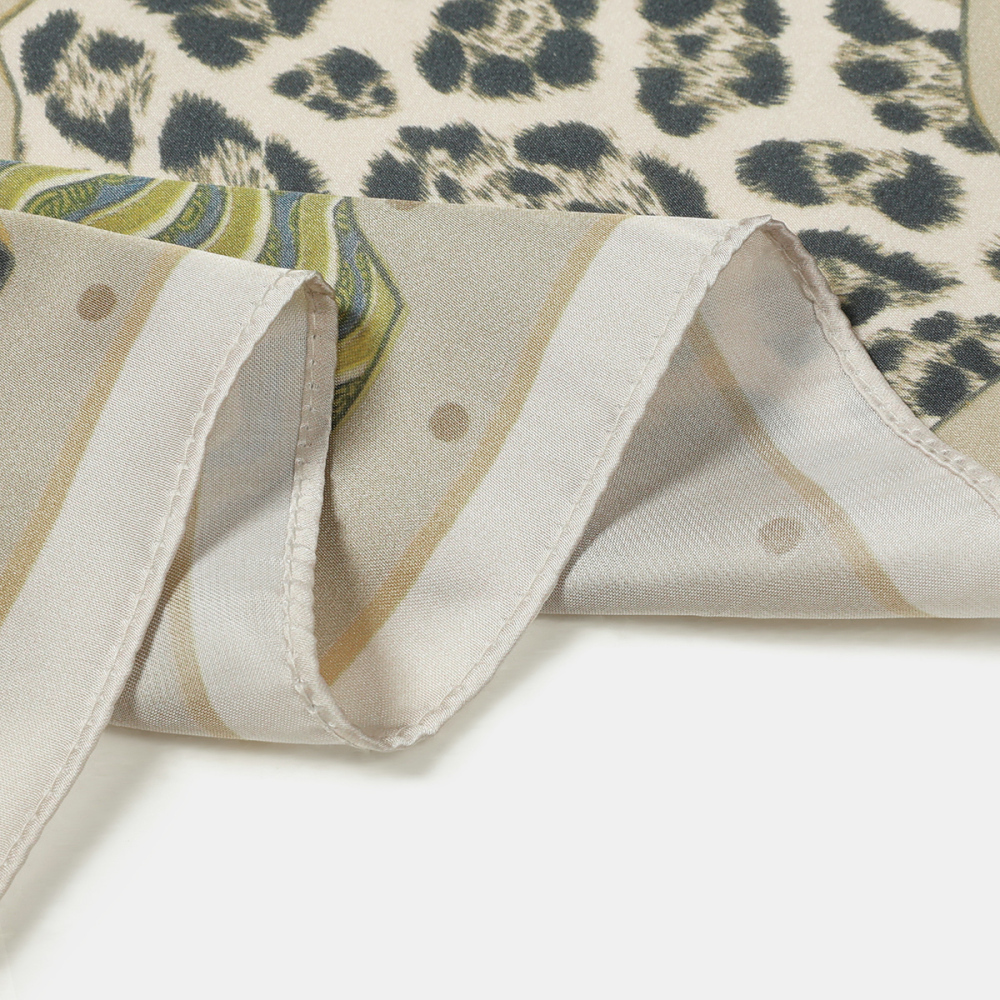 Bandana Rétro En Polyester À Imprimé Léopard Pour Femme Image5