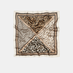 Bandana Rétro En Polyester À Imprimé Léopard Pour Femme h5 Image2