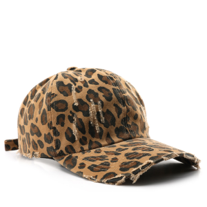 Casquette De Baseball Rétro En Coton À Imprimé Léopard Simple Series h5