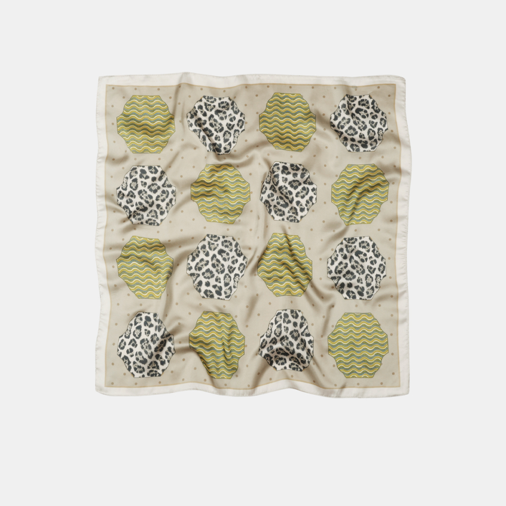 Bandana Rétro En Polyester À Imprimé Léopard Pour Femme Image2