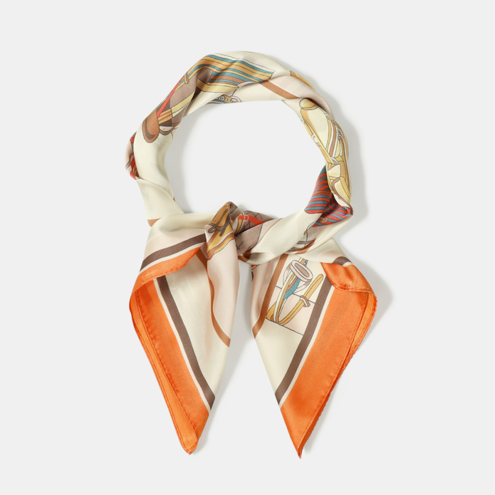 Bandana Pour Femme En Polyester À Motif Cheval Vintage h5Image3