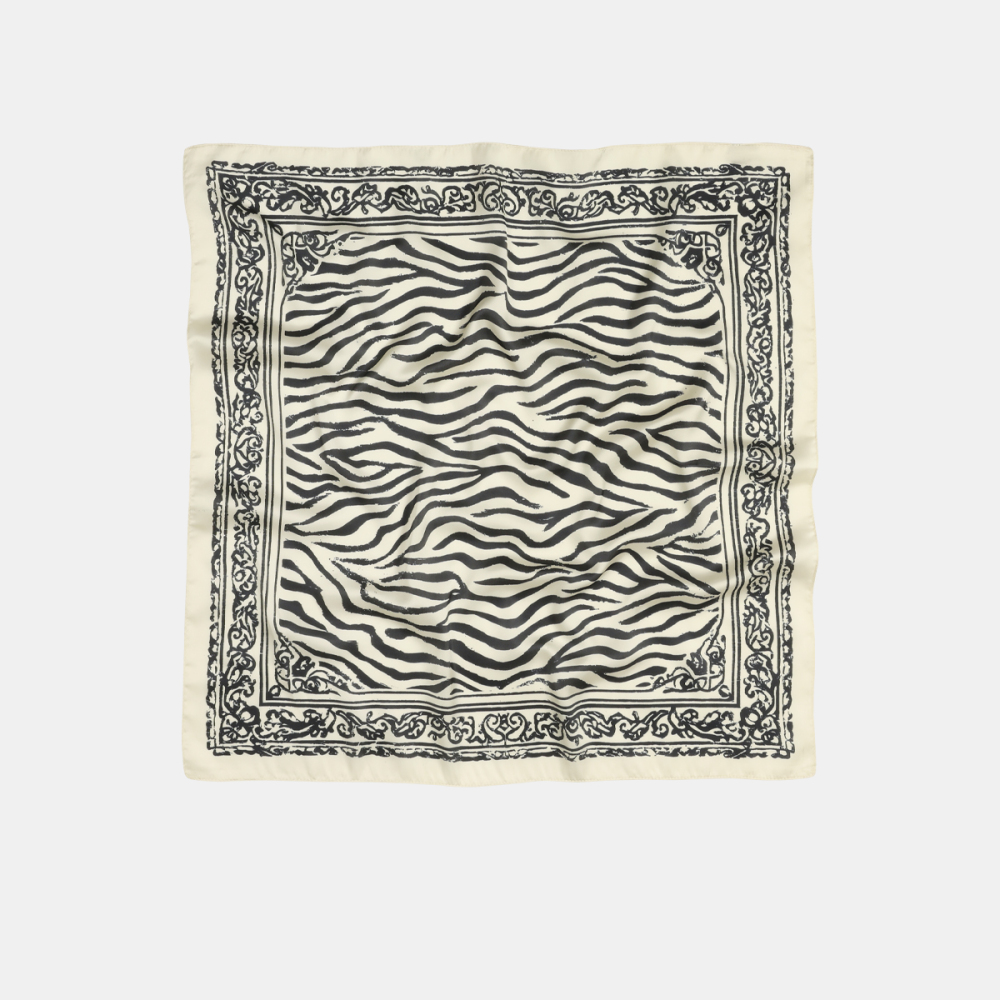 Bandana Pour Femme En Polyester À Motif Zèbre Image2