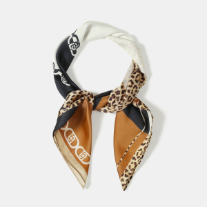 Bandana Pour Femme En Polyester Multicolore À Imprimé Léopard Rétro h5 Image3