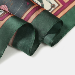 Bandana Vintage En Polyester À Imprimé Zèbre Pour Femme h5 Image5