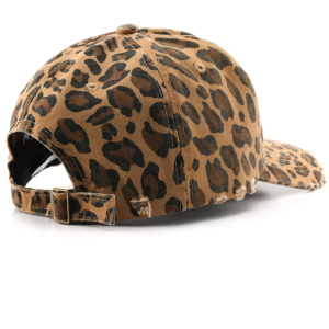 Casquette De Baseball Rétro En Coton À Imprimé Léopard Simple Series h5 Image6