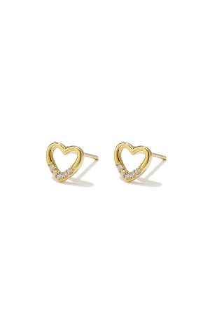 Boucles D'Oreilles Puces En Acier Inoxydable En Forme De Cœur, Collection Daily Simple, Bijoux Pour Femmes h5