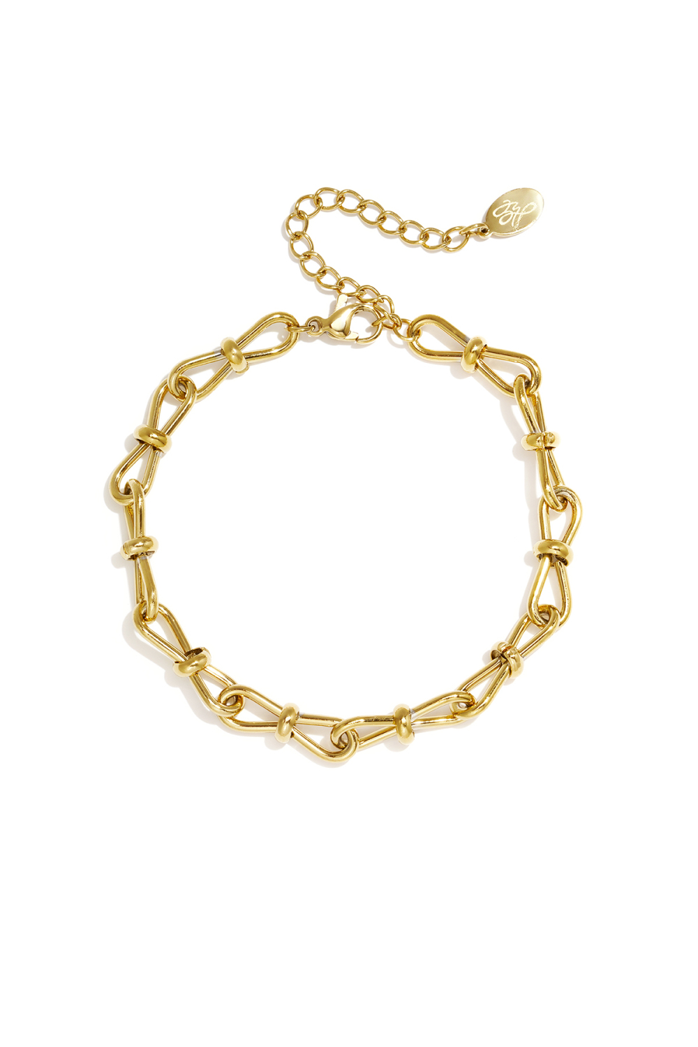 Bracelet En Acier Inoxydable À Maillons Simples, Collection Daily Simple, Bijoux Pour Femmes