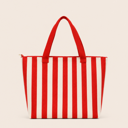 Sacs à bandoulière carrés pour femmes, style décontracté, à rayures tissées et de couleurs mélangées, en polyester. 2