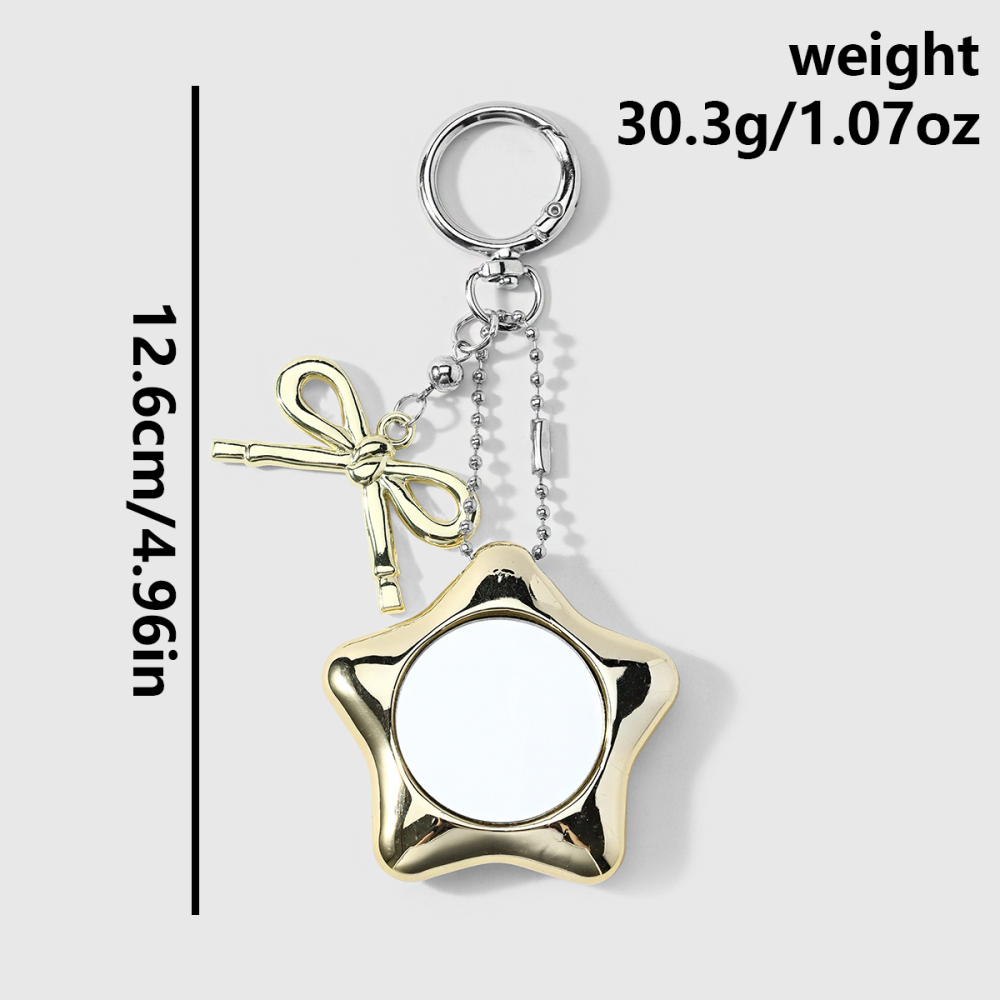 Porte-Clés En Alliage Simple Series Daily Heart Star Pour Notes/Instruments Image2