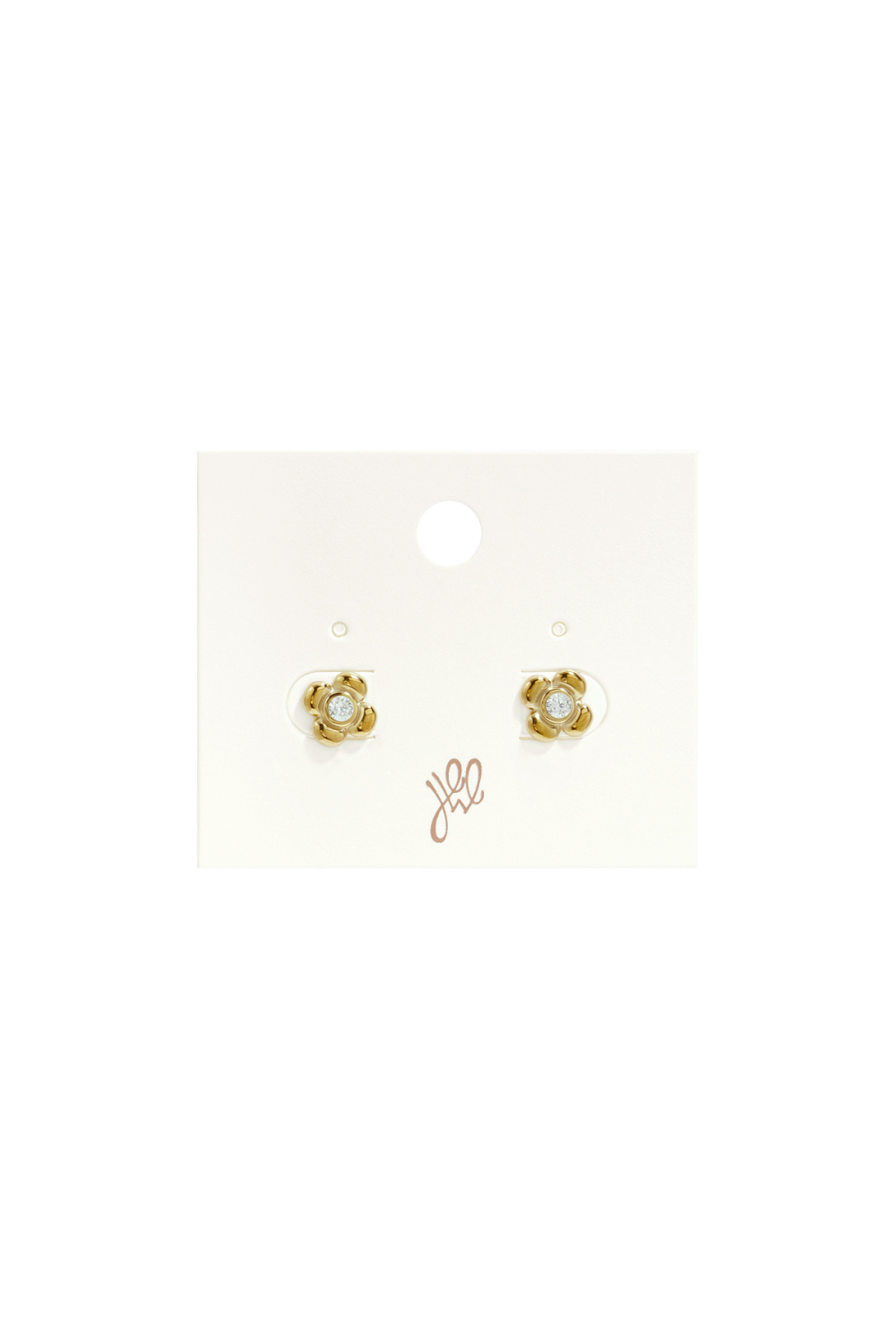 Boucles D'Oreilles Puces En Acier Inoxydable, Motif Floral, Collection Décontractée Et Simple, Bijoux Pour Femmes Image4