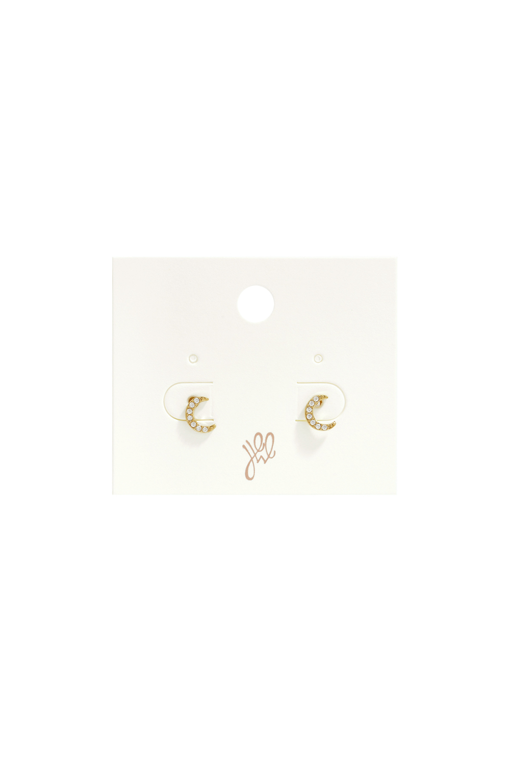 Boucles D'Oreilles Puces En Acier Inoxydable Moon Simple Daily Simple Series Bijoux Pour Femmes h5Image3