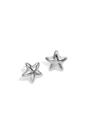 Boucles D'Oreilles Puces En Acier Inoxydable, Style Étoile, Collection Daily Simple, Bijoux Pour Femmes h5 