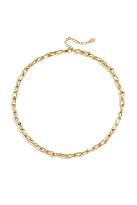 Colliers À Chaîne En Acier Inoxydable, Forme Géométrique, Collection Simple Pour Le Quotidien, Bijoux Pour Femmes