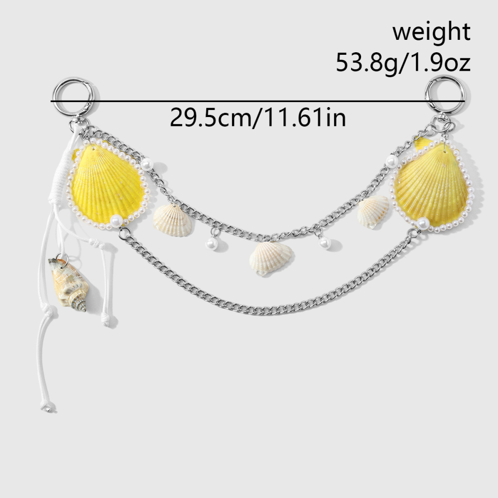 Breloques De Sac En Alliage De Coquillage De La Série Simple Daily Beads Image2