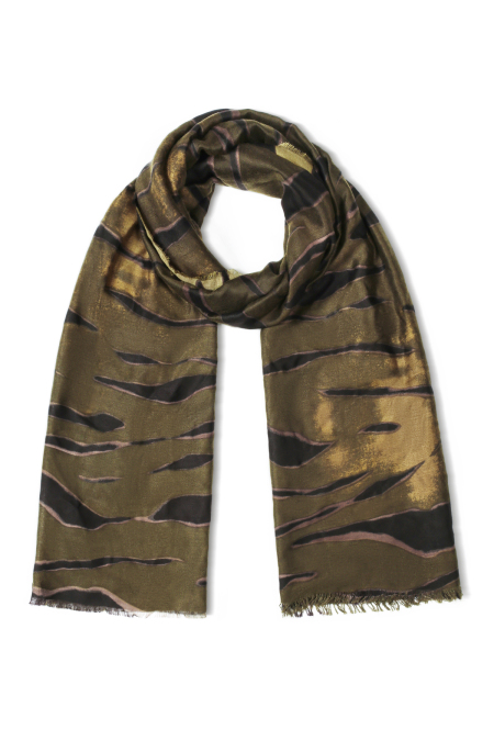 Écharpes d'été Lines Simple Polyester Accessoires du quotidien