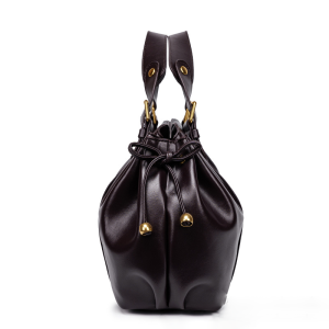 Sac À Main Femme Style Décontracté Avec Nœud Papillon Et Détails En Métal, Couleur Unie, En Pu De Qualité Supérieure, Style Est-Ouest h5 Image4