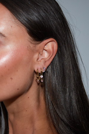 Boucles D'Oreilles En Acier Inoxydable, Style Cœur, Collection Daily Simple, Bijoux Pour Femmes h5 Image2