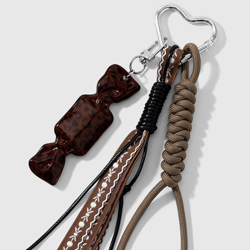 Porte-Clés De Sac En Alliage Tissé À Imprimé Léopard, Collection Quotidienne Simple Series Image6