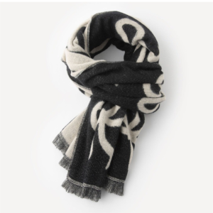 Écharpes D'Hiver En Polyester À Motif Léopard, Carreaux, Imprimé Animal, Plumes Et Cœur, Collection Simple Series Daily. h5 Image5
