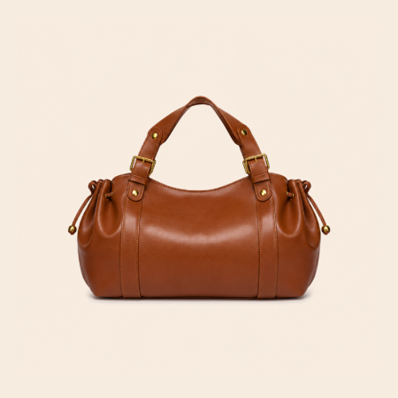 Sac à main femme style décontracté avec nœud papillon et détails en métal, couleur unie, en PU de qualité supérieure, style est-ouest 2