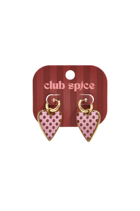 Boucles D'Oreilles Pendantes En Acier Inoxydable En Forme De Cœur, Collection Daily Simple, Bijoux Pour Femmes 2