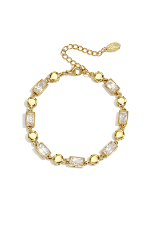 Bracelets À Breloques En Acier Inoxydable, Forme Géométrique, Collection Simple Daily Simple, Bijoux Pour Femmes h5