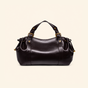 Sac À Main Femme Style Décontracté Avec Nœud Papillon Et Détails En Métal, Couleur Unie, En Pu De Qualité Supérieure, Style Est-Ouest h5 