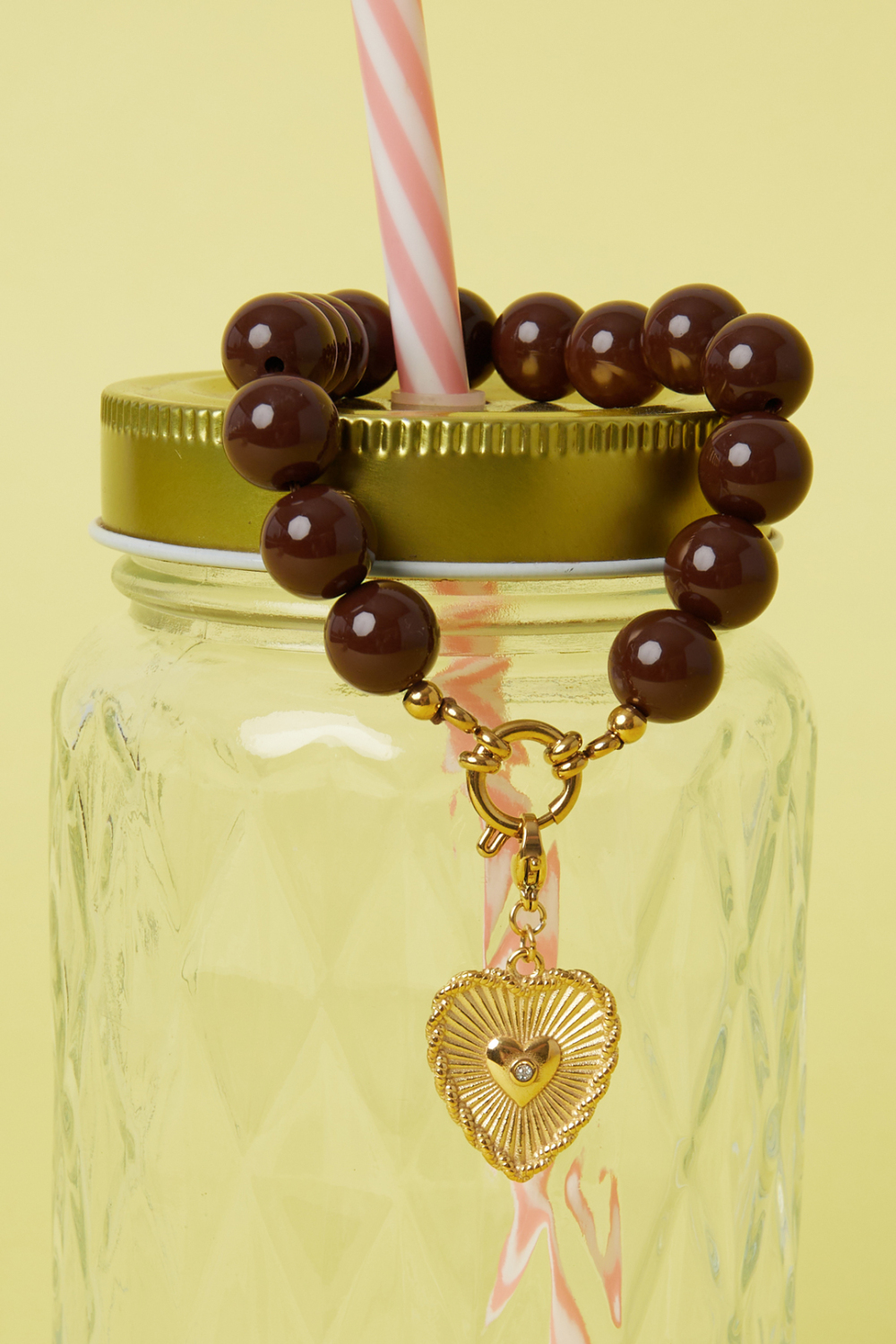 Bijoux Pour Femmes - Breloques En Forme De Cœur - Collection Décontractée Et Simple Pour Tous Les Jours Image3