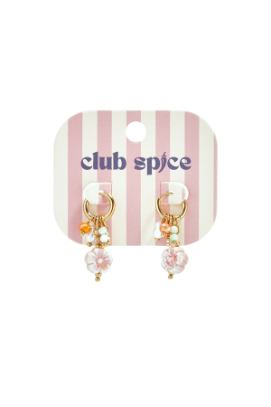 Boucles D'Oreilles En Perles D'Acier Inoxydable, Style Floral, Collection Simple Et Mignonne Pour Le Quotidien, Bijoux Pour Femmes h5 Image2