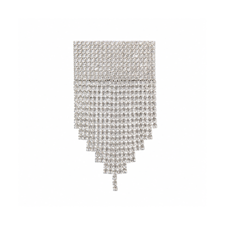 Broches En Alliage À Pampilles Simples Et Strass De La Série Luxueuse