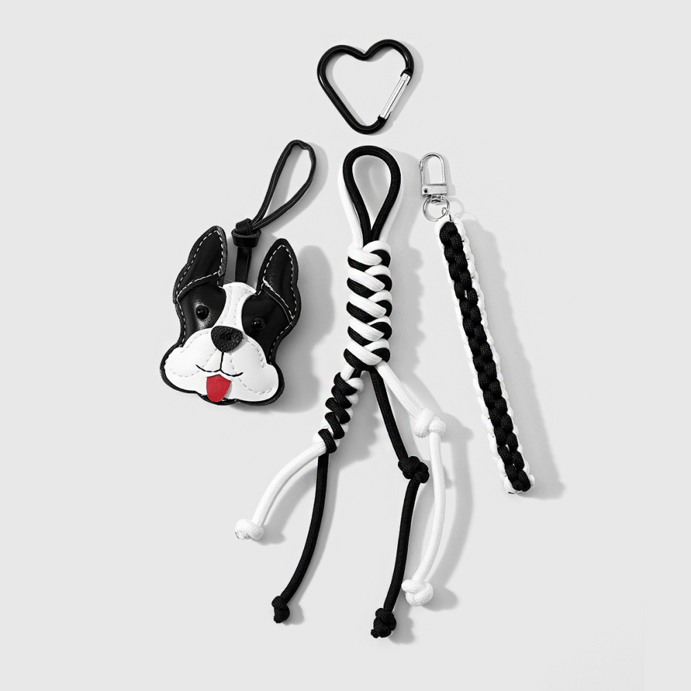 Porte-Clés En Alliage Tissé, Motif Animal Quotidien, Série Simple Image6