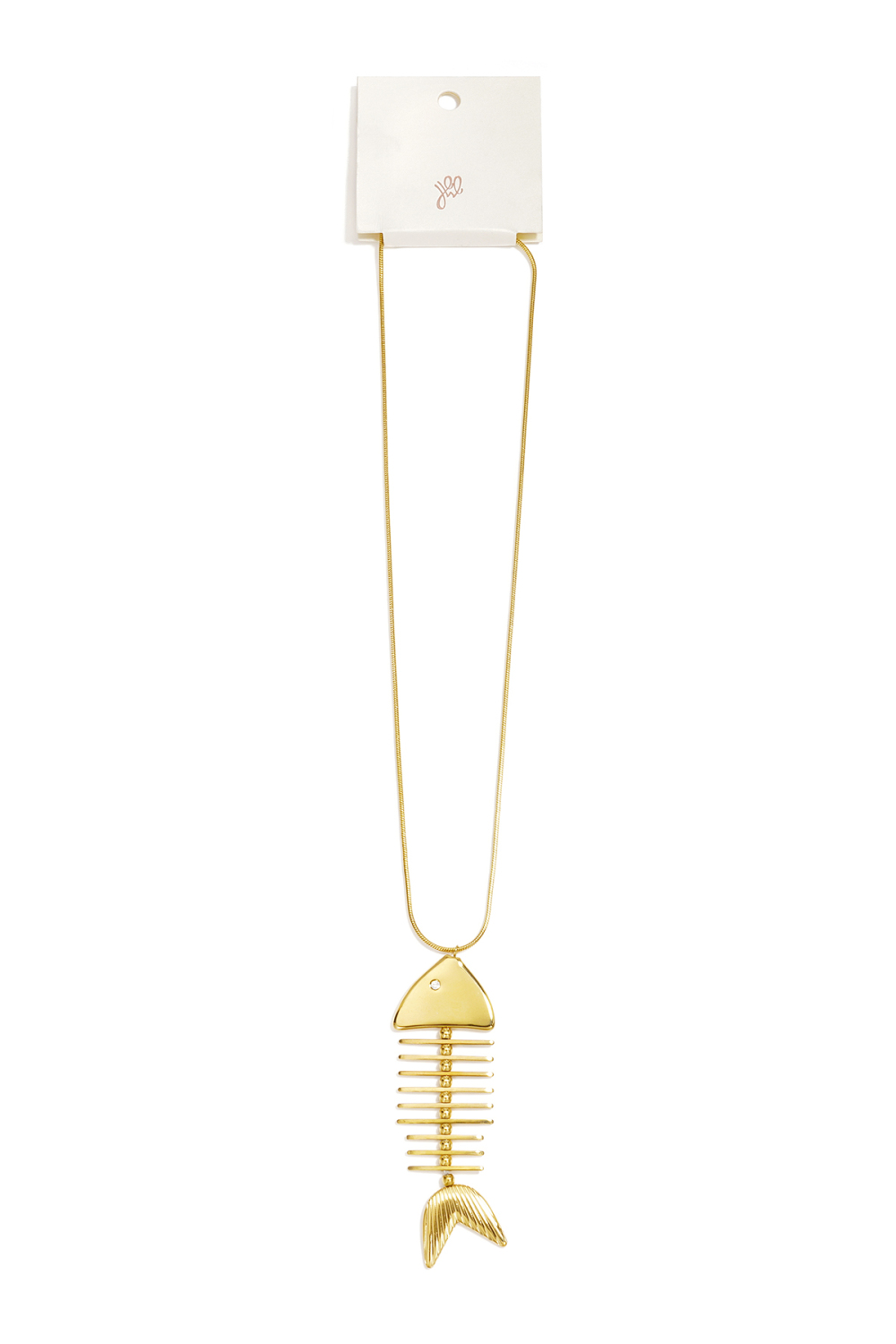 Colliers Longs En Acier Inoxydable, Motif Poisson, Collection Daily Simple, Bijoux Pour Femmes h5Image6