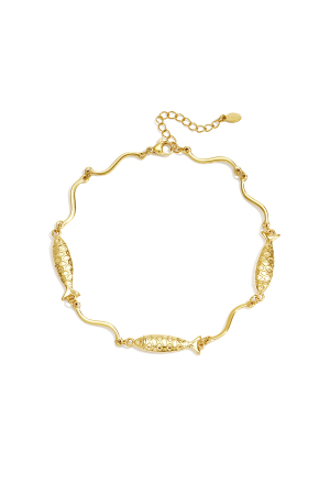 Bracelet De Cheville En Acier Inoxydable, Motif Poisson, Collection Daily Simple, Bijoux Pour Femmes h5 