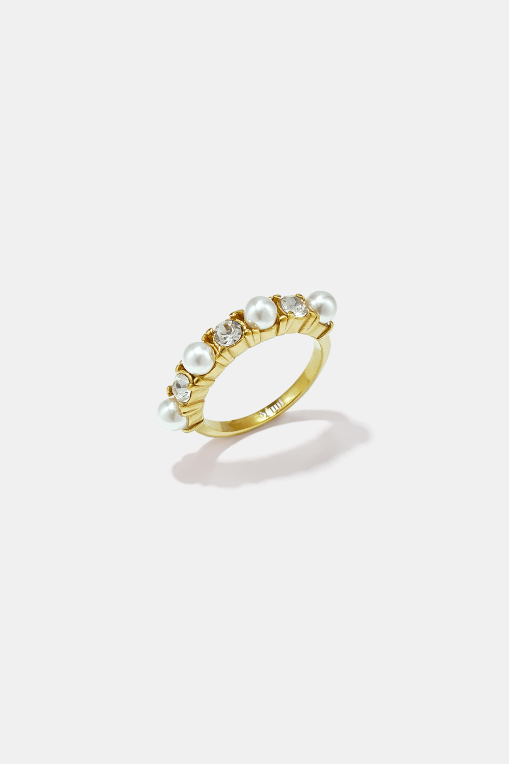 Bague Minimaliste En Acier Inoxydable, Modèle Goutte, Collection Daily Simple, Bijoux Pour Femmes 