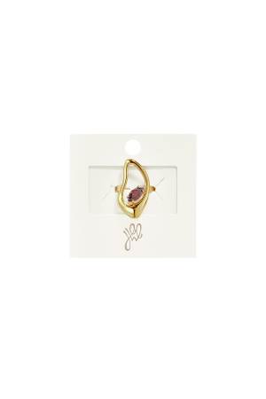 Bague Minimaliste En Acier Inoxydable, Forme Irrégulière, Collection Simple Et Décontractée Pour Femmes h5 Image4