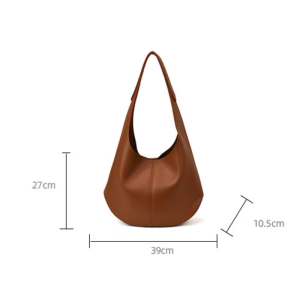 Sacs À Bandoulière Ronds Pour Femmes, Style Minimaliste, Couleur Unie, En Pu h5 Image9
