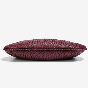 Sacs À Main Ronds Pour Femmes, Style Minimaliste, Couleur Unie, En Pu De Qualité Supérieure Tissée h5 Image5
