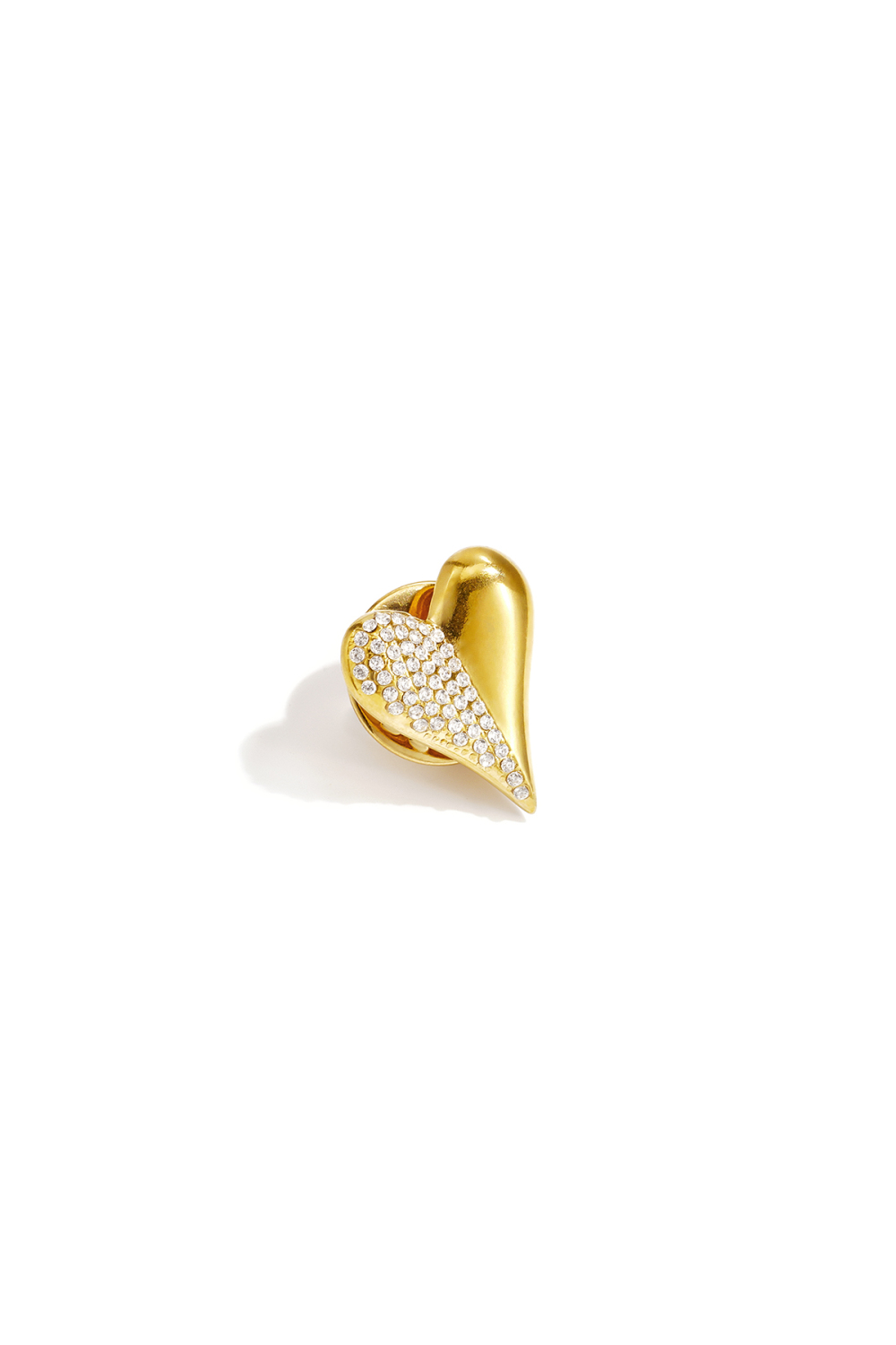 Broches En Forme De Cœur, Simples, En Acier Inoxydable, Accessoires Du Quotidien Image4