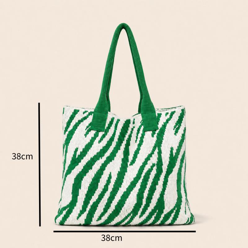 Sacs À Bandoulière Carrés Pour Femmes, Style Décontracté, En Polyester Tissé À Imprimé Animal Multicolore. Image5