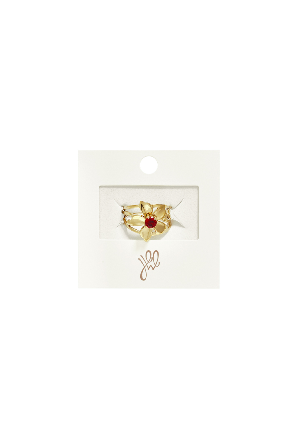 Bagues En Acier Inoxydable, Style Floral, Collection Décontractée Et Simple Pour Femmes Image4