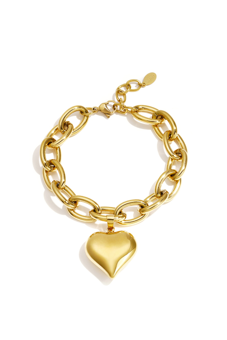 Bracelets À Breloques En Acier Inoxydable, Forme Irrégulière, Collection Décontractée Et Simple Pour Femmes