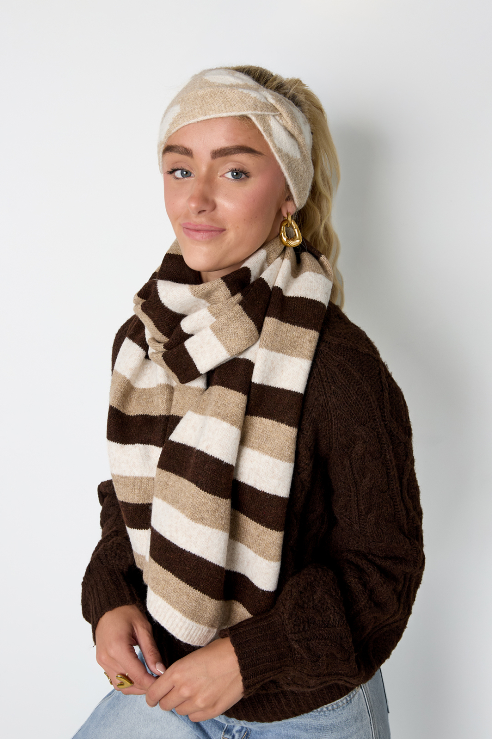 Bandeaux Pour Cheveux En Forme De Cœur, En Polyester, Accessoires Du Quotidien Image2