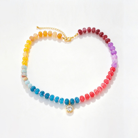 Colliers De Perles Pour Femmes En Pierres Naturelles Et Zircon 2