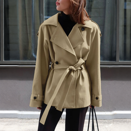Vestes Et Manteaux Classiques Élégants, Unis, À Nouer