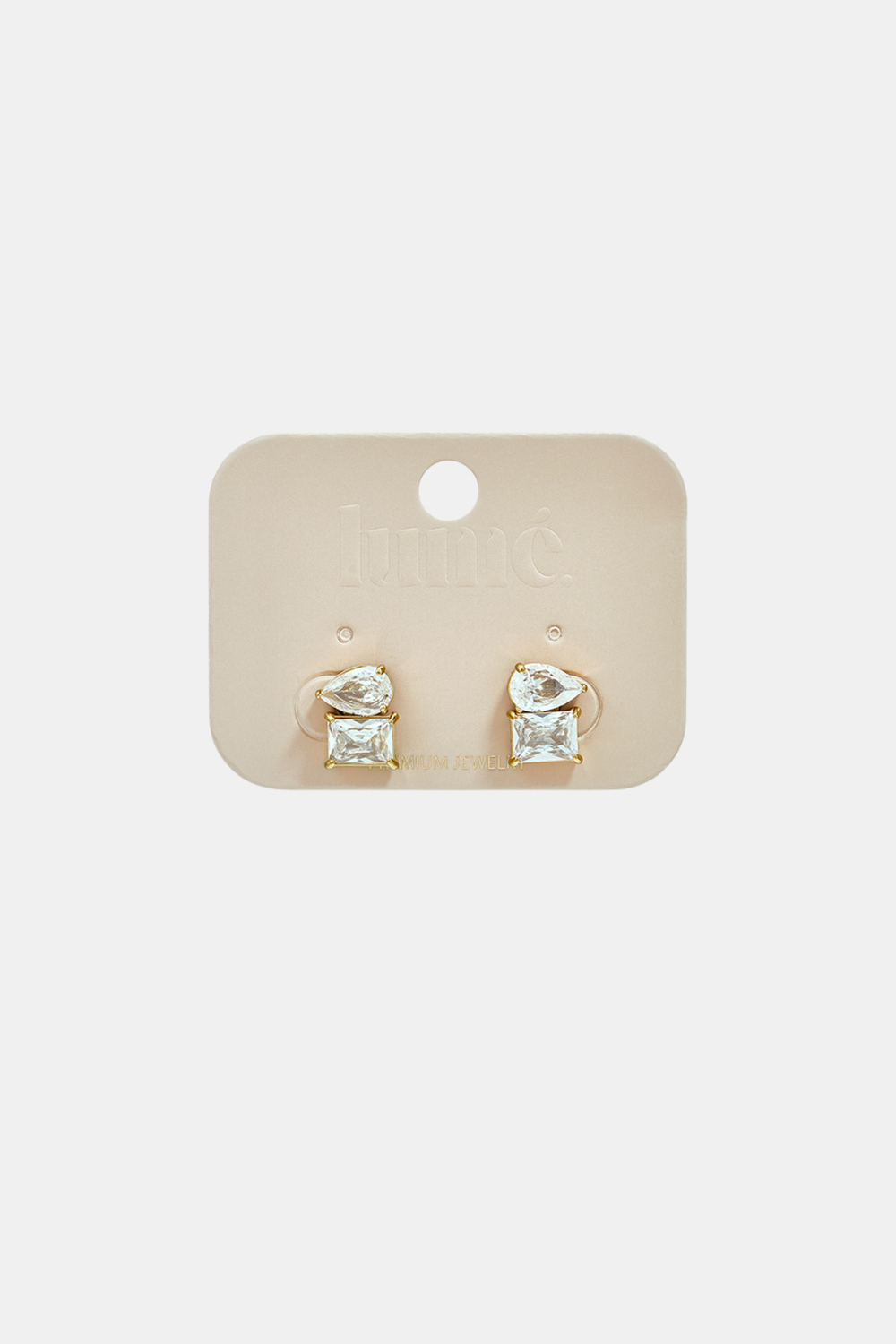 Boucles D'Oreilles Puces En Acier Inoxydable, Forme Géométrique, Collection Simple Pour Le Quotidien, Bijoux Pour Femmes Image3