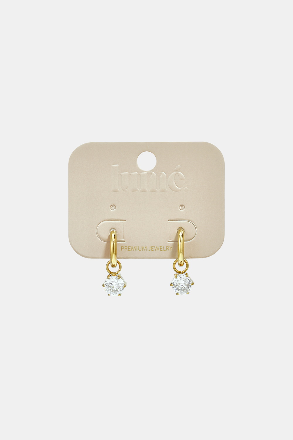 Boucles D'Oreilles Pendantes En Acier Inoxydable, Style Rond, Collection Daily Simple, Bijoux Pour Femmes Image3