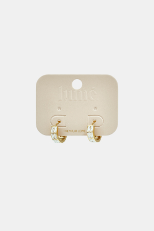 Boucles D'Oreilles Créoles Rectangulaires En Acier Inoxydable, Style Simple Et Quotidien, Collection Bijoux Pour Femmes h5 Image3