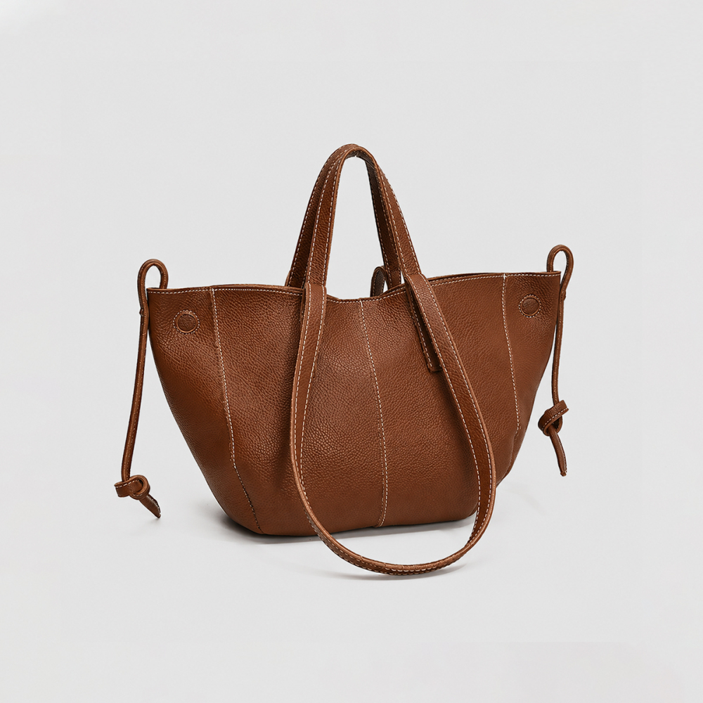 Sac Cabas Femme En Pu Uni, Style Parisien Chic Image2